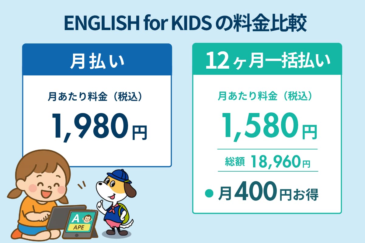ENGLISH for KIDSにお得に入会する方法