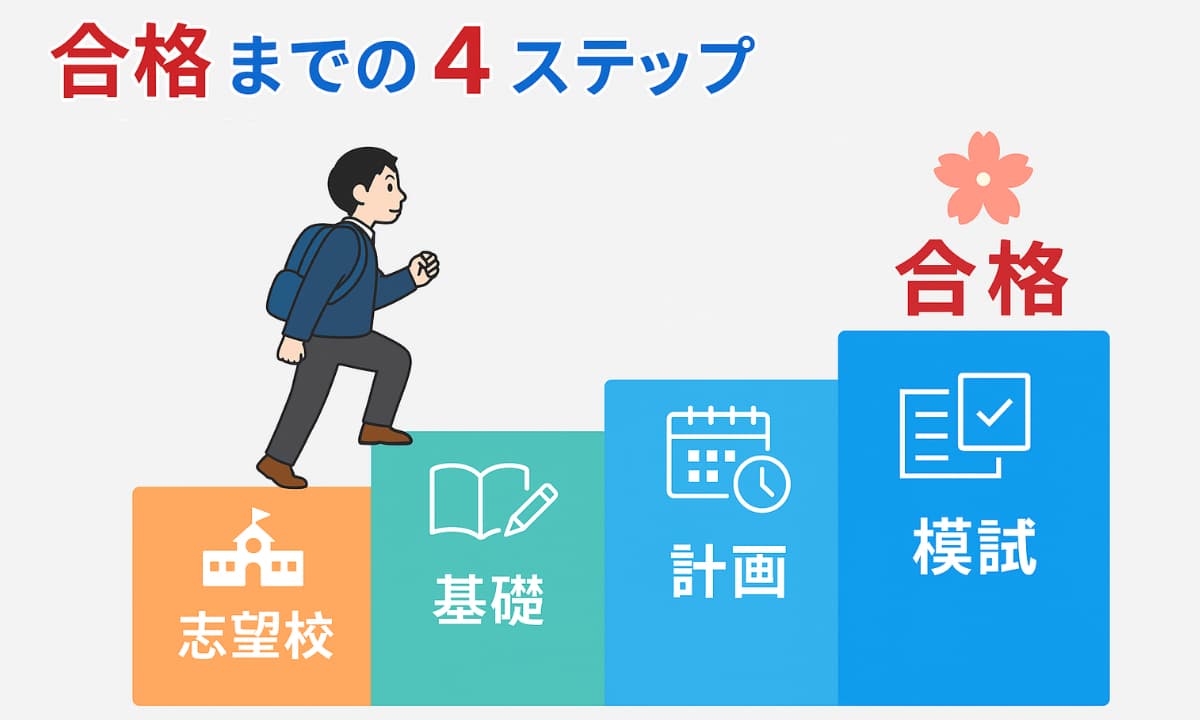 偏差値アップ!大学受験で成功する4つのステップ