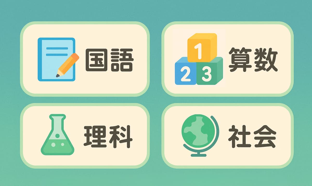 スタディサプリ小学講座・小3｜理科・社会も追加される4教科