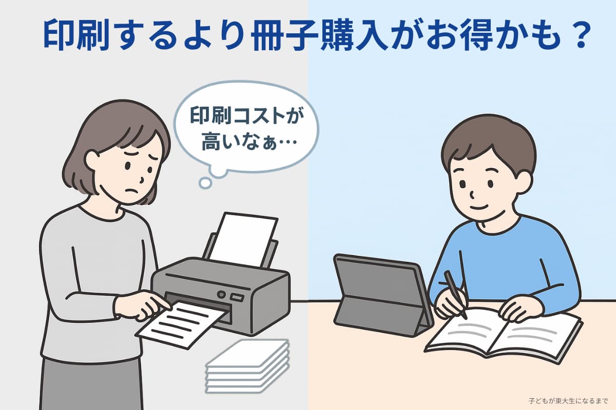 テキストの印刷・購入にコストがかかる