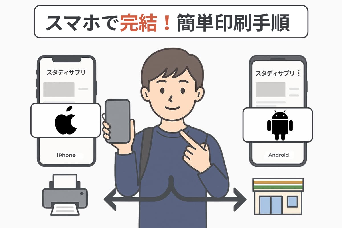 スタディサプリのテキストを印刷する方法（スマホ編）