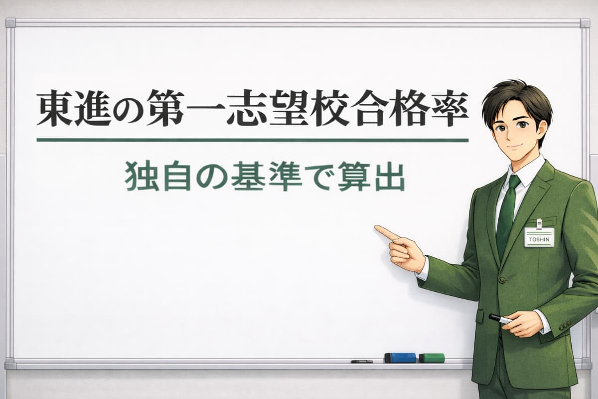 東進の第一志望校合格率はどのくらい?