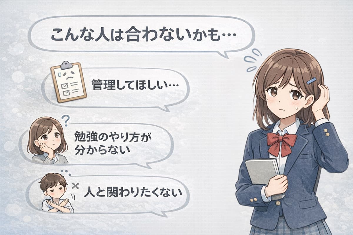 東進が合っていない人の特徴