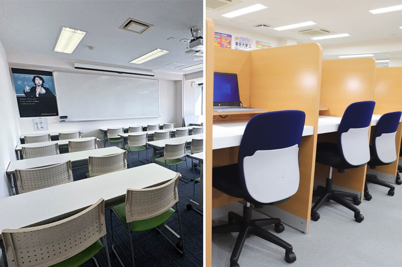 設備や席数の違い｜校舎によって使いやすさが変わる